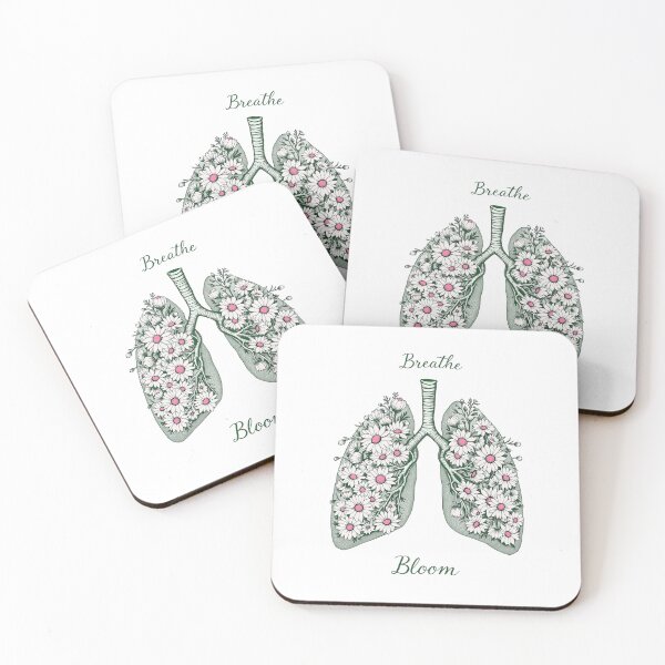 Item preview, Lung Cancer - Breathe Bloom designed and sold by queenzoid.