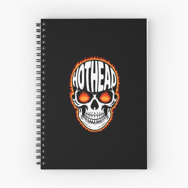Item preview, Hothead Flaming Skull Design Edgy Gothic Art Temper Anger designed and sold by w1ckerman.