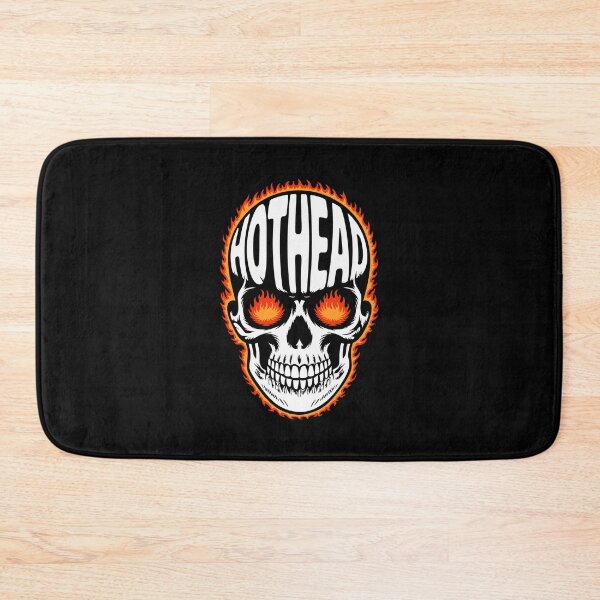 Item preview, Hothead Flaming Skull Design Edgy Gothic Art Temper Anger designed and sold by w1ckerman.