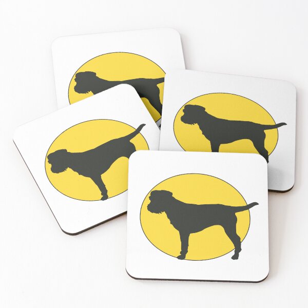 Item preview, Border Terrier Dog Silhouette designed and sold by MoePark.