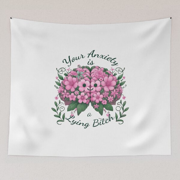 Item preview, Ptsd Awareness - Your Anxiety Is A Lying Bitch designed and sold by queenzoid.