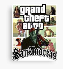GTA SAN ANDREAS Canvas Print
