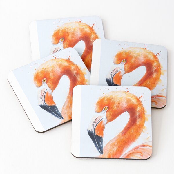 Item preview, Flamingo Portrait designed and sold by laurashawart.