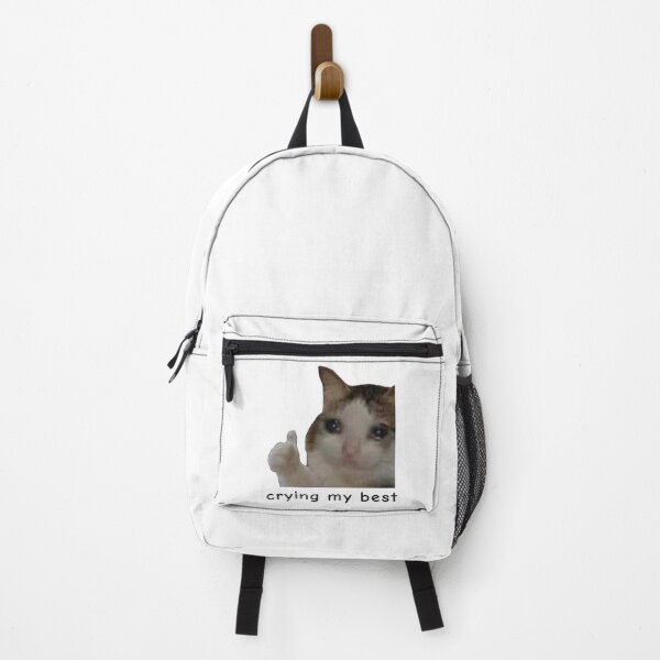 Item preview, Crying My Best - Meme Cat 2 designed and sold by aurora-borealis.
