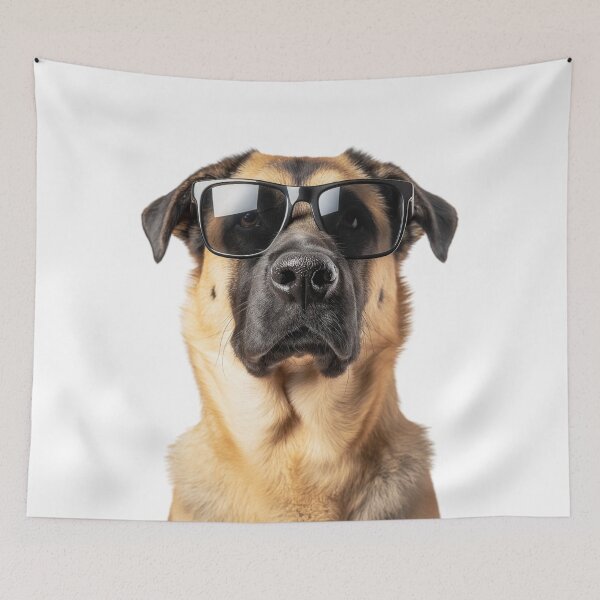 Item preview, Funny cool Anatolian Shepherd Dog wearing sunglasses designed and sold by LazyOwlStore.