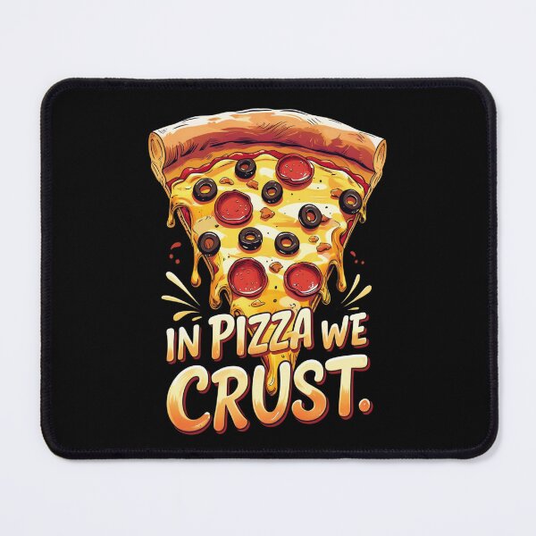 Item preview, In Pizza We Crust – Funny Cheesy Pizza Lovers designed and sold by BaisaStudio.