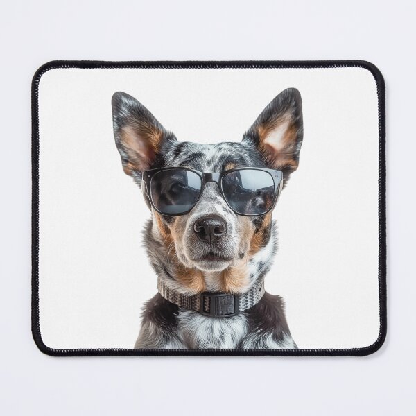 Item preview, Funny cool Australian Cattle Dog wearing sunglasses designed and sold by LazyOwlStore.
