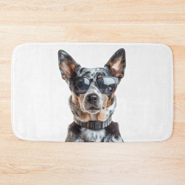 Item preview, Funny cool Australian Cattle Dog wearing sunglasses designed and sold by LazyOwlStore.