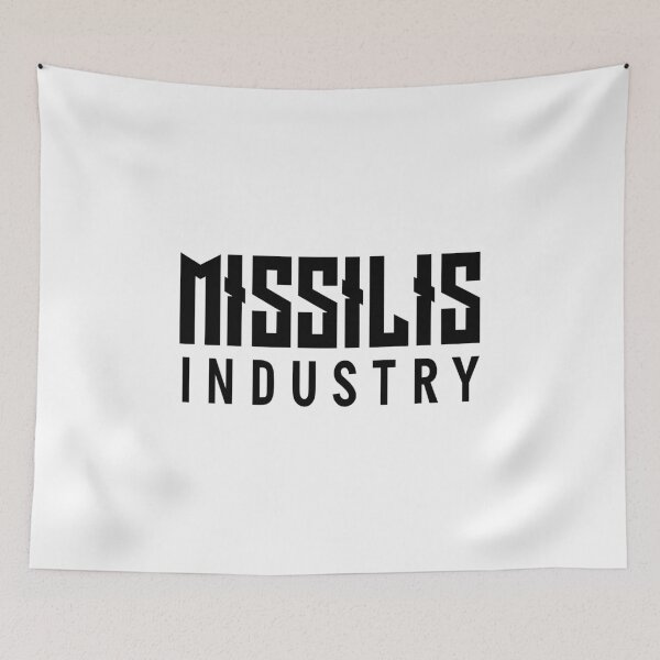 Item preview, Missilis Industry - black logo designed and sold by supanerd01.
