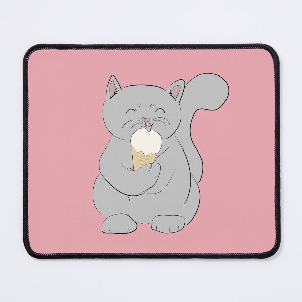 Item preview, Cat Eating Ice Cream designed and sold by HugSomeNettles.