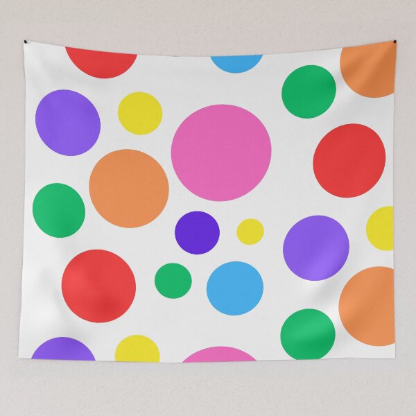 Item preview, Multicoloured Polka Dots, Spots, Circle, Round  designed and sold by AASparksDesigns.
