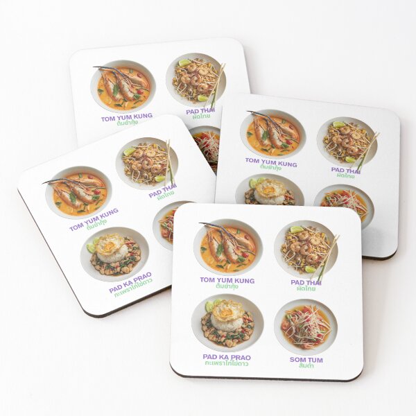 Item preview, "TOP 4 THAI FOODS" THE MOST 4 DELICIOUS MENUS THAT THAI PEOPLE ORDER MOST OFTEN. designed and sold by snapacrab.
