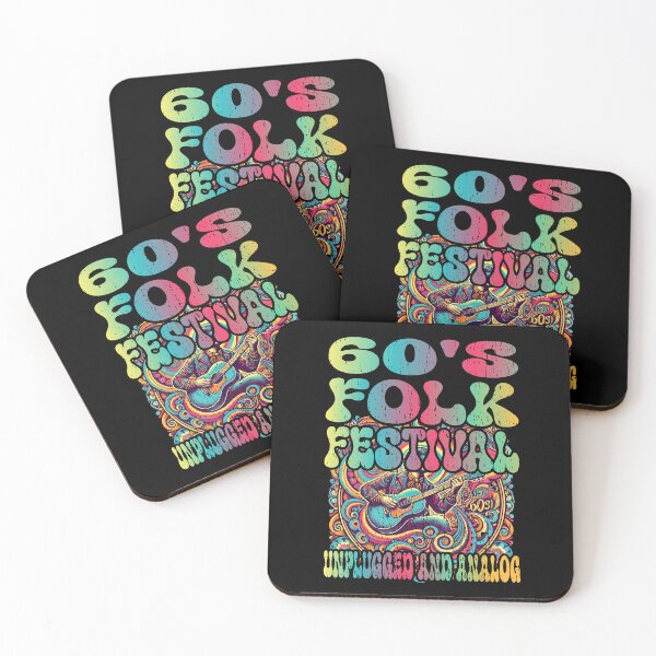 Item preview, 60'S FOLK FESTIVAL UNPLUGGED AND ANALOG 60s vibes peace and love poetry and music arts  designed and sold by Jt41.