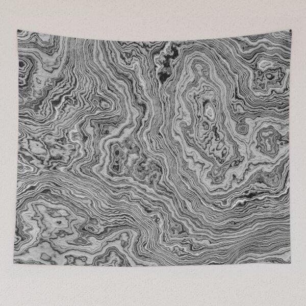 Item preview, Black and White Marble Texture designed and sold by amini54.