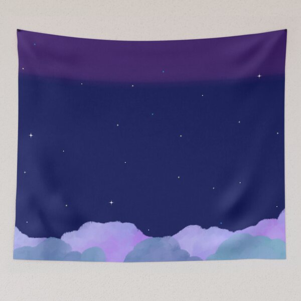 Item preview, Night Sky with Cloud Border  designed and sold by JaygiesDesign.