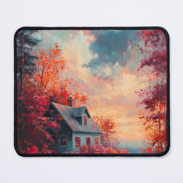 Item preview, 1242 Cottage Landscape designed and sold by nikoart001.