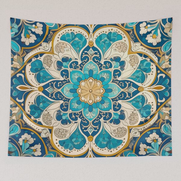 Item preview, Abstract Country Blue designed and sold by rainsdesigns.