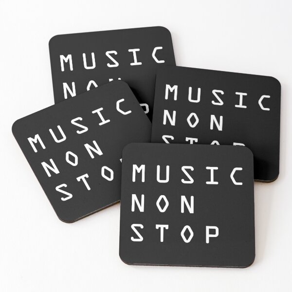 Item preview, Music Non Stop. White Version designed and sold by parissiArt.