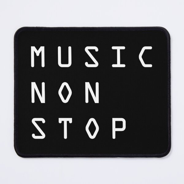 Item preview, Music Non Stop. White Version designed and sold by parissiArt.