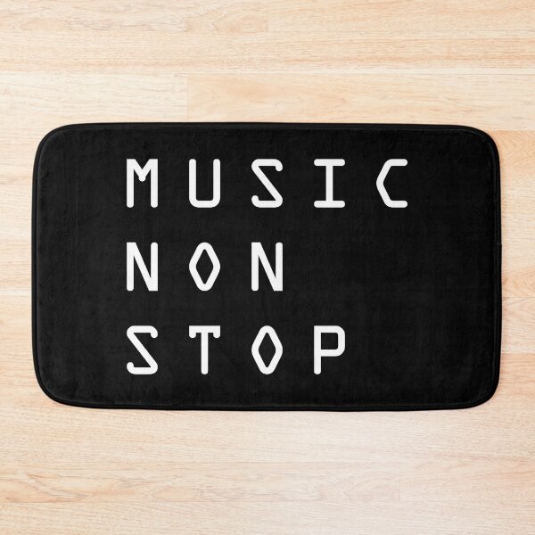 Item preview, Music Non Stop. White Version designed and sold by parissiArt.