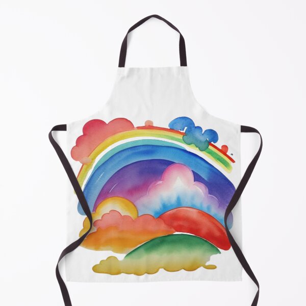 Item preview, Rainbow clouds designed and sold by MoxisWatercolor.