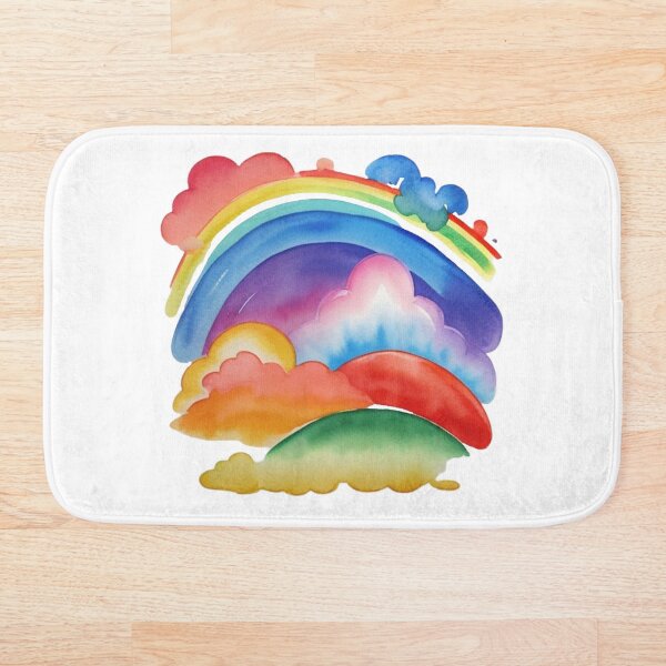 Item preview, Rainbow clouds designed and sold by MoxisWatercolor.