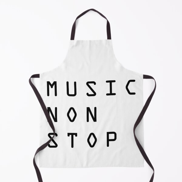 Item preview, Music Non Stop. Black Version designed and sold by parissiArt.