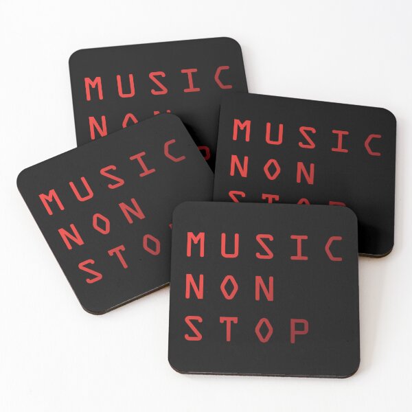 Item preview, Music Non Stop. Red Version designed and sold by parissiArt.