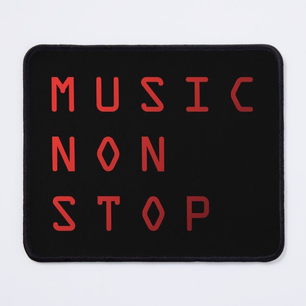 Item preview, Music Non Stop. Red Version designed and sold by parissiArt.