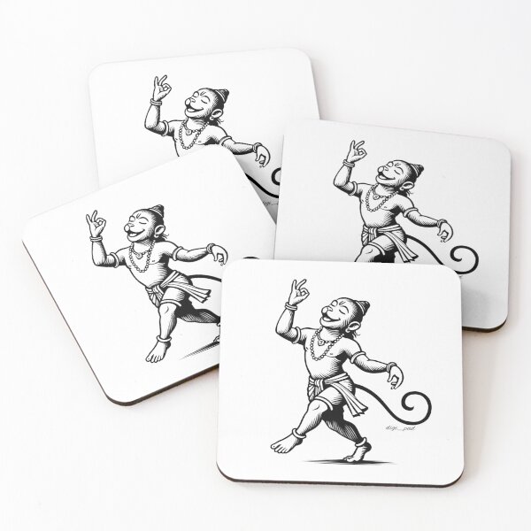 Item preview, Dancing Hanuman designed and sold by AyushkaAgarwal.