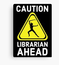 Where my librarians at? Time for ALA Library Information Science Swag Canvas Print
