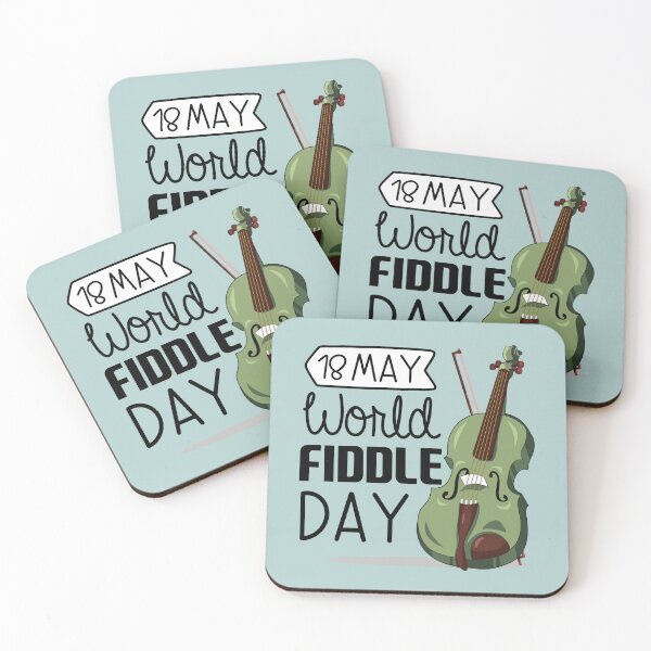 Item preview, 18 May World Fiddle Day - Wacky Holidays designed and sold by ChemicalXShop.