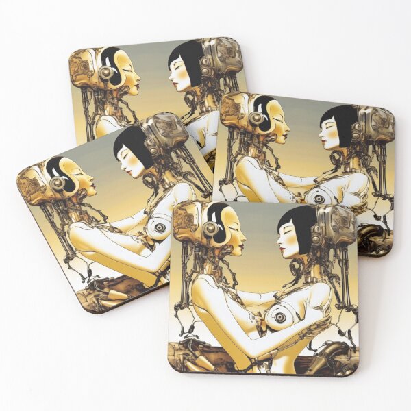 Item preview, Robot Shunga Hybrid Imitation Japanese Erotica | #185 designed and sold by NickWhittleArt.
