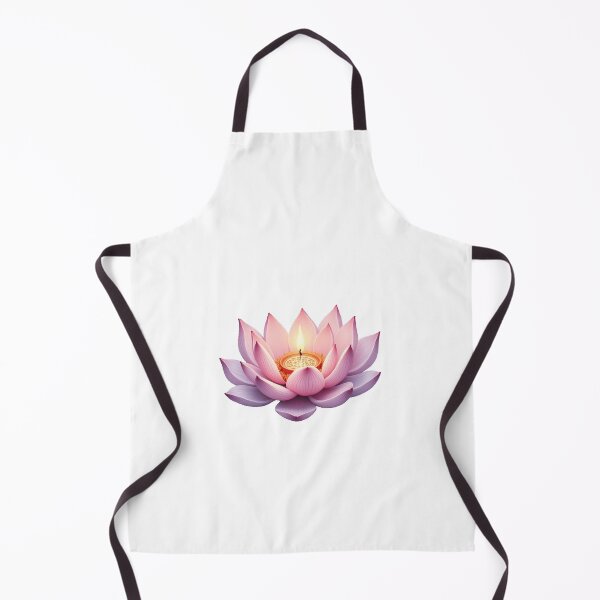 Item preview,  spiritual art,  beautiful lotus flower with glowing candle designed and sold by nicnacc.