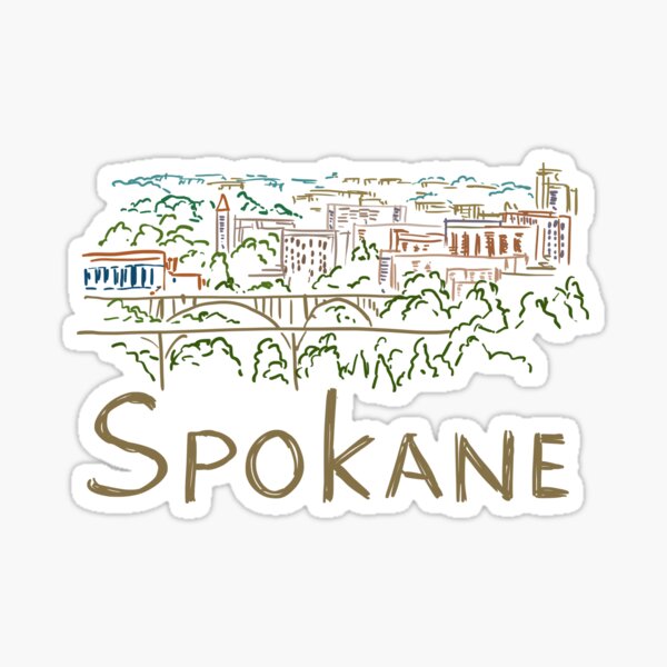 Artikel-Vorschau von Spokane Washington USA Souvenir Geschenk für Touristen, designt und verkauft von MichaeIRellov.
