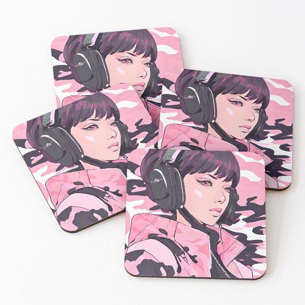 Item preview, Modern Pink and Black Camouflage Pattern designed and sold by CamouflageLab.