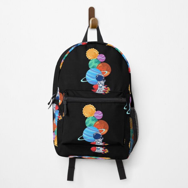 Item preview, Astronaut on rocket passing plantes designed and sold by ElixirCraft.