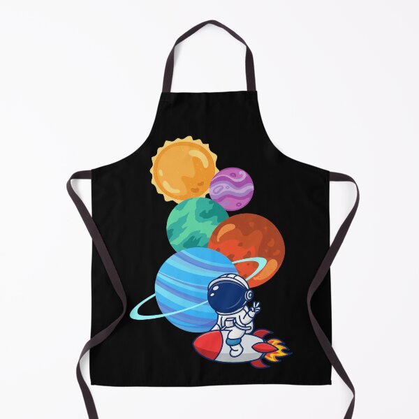 Item preview, Astronaut on rocket passing plantes designed and sold by ElixirCraft.