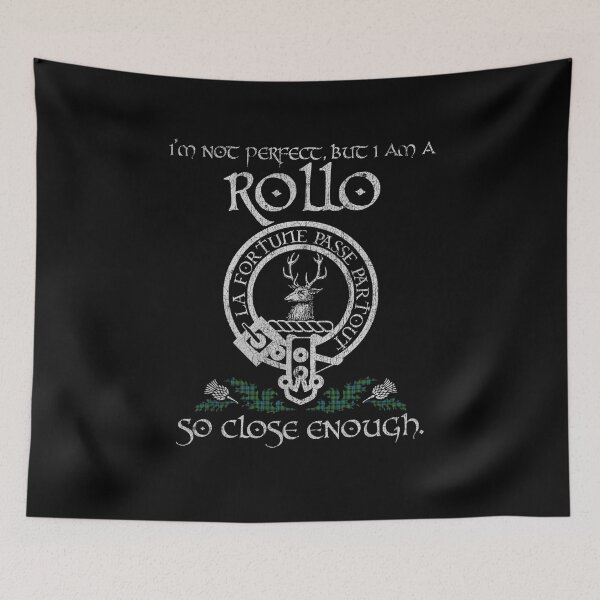 Item preview, Rollo clan Scottish surname crest badge motto tartan sporran kilt men women designed and sold by Clan1093.