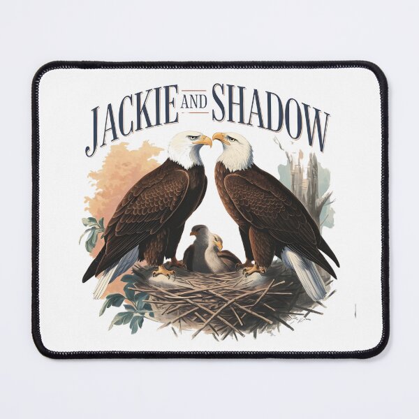 Item preview, Jackie And Shadow Bald Eagle designed and sold by MaxxerDesigns.