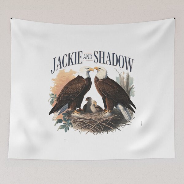 Item preview, Jackie And Shadow Bald Eagle designed and sold by MaxxerDesigns.