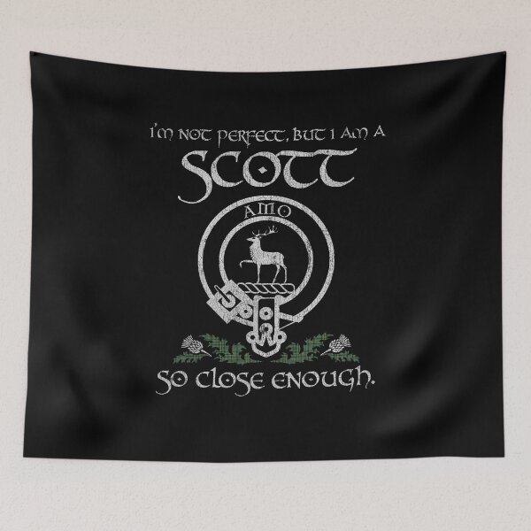 Item preview, Scott 3 clan Scottish surname crest badge motto tartan sporran kilt men women designed and sold by Clan1093.