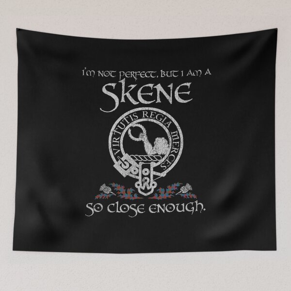 Item preview, Skene of Cromar clan Scottish surname crest badge motto tartan sporran kilt men women designed and sold by Clan1093.
