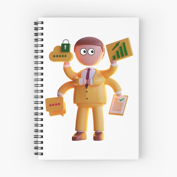 Item preview, Busy Office Employee | Multitasking at Work designed and sold by pksinghff.