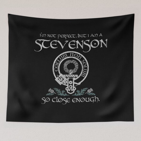 Item preview, Stevenson clan Scottish surname crest badge motto tartan sporran kilt men women designed and sold by Clan1093.