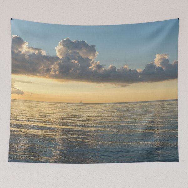 Item preview, Vast Seascape with Sailing Ship designed and sold by Georgia Mizuleva.