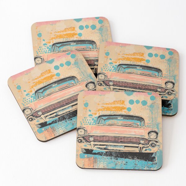 Item preview, 1755 Funky Vintage Car designed and sold by nikoart001.