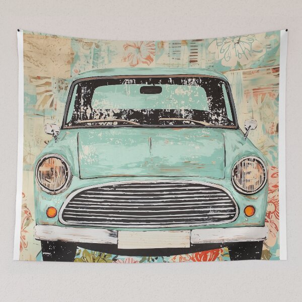 Item preview, 1758 Funky Vintage Car designed and sold by nikoart001.
