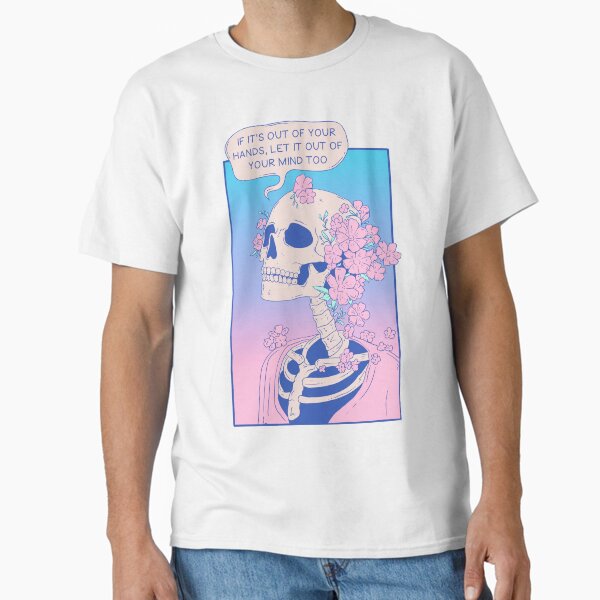 Artikel-Vorschau von Lass es los Skelett Zitat | Pastel Goth Ruhige Stimmung, designt und verkauft von Jess.a.creates.