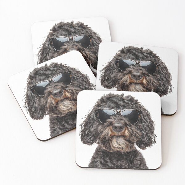 Item preview, Funny cool Barbet Dog wearing sunglasses designed and sold by LazyOwlStore.